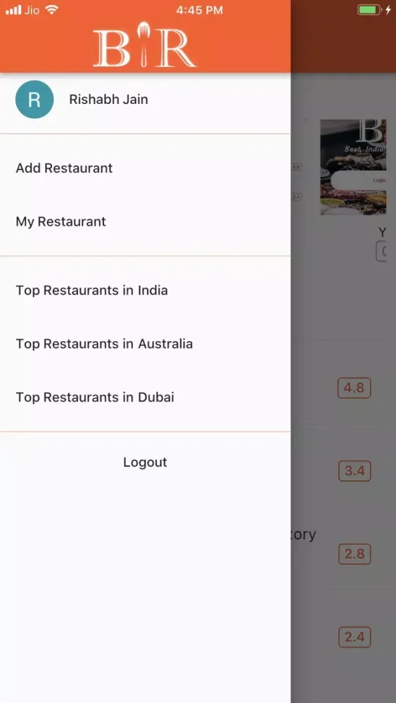 Zrzuty ekranu Best Indian Restaurants