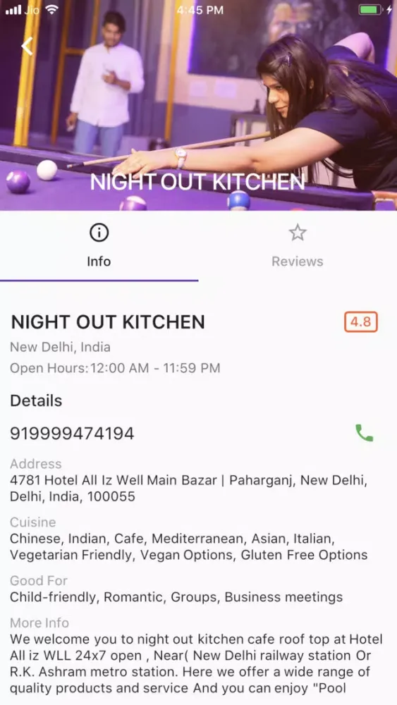 Zrzuty ekranu Best Indian Restaurants