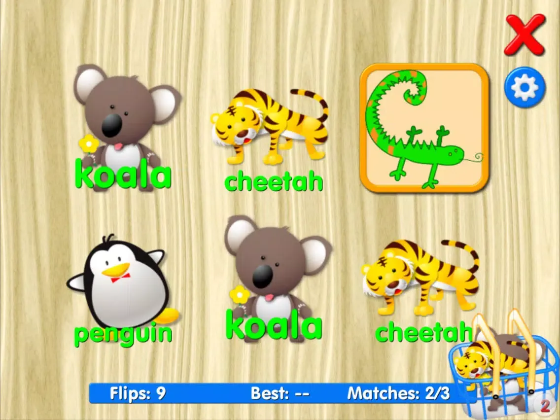 Capturas de pantalla de Animals matching memory game for kids iPad 