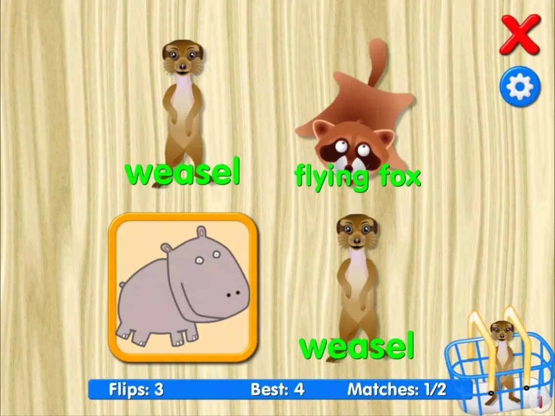 Capturas de pantalla de Animals matching memory game for kids iPad 