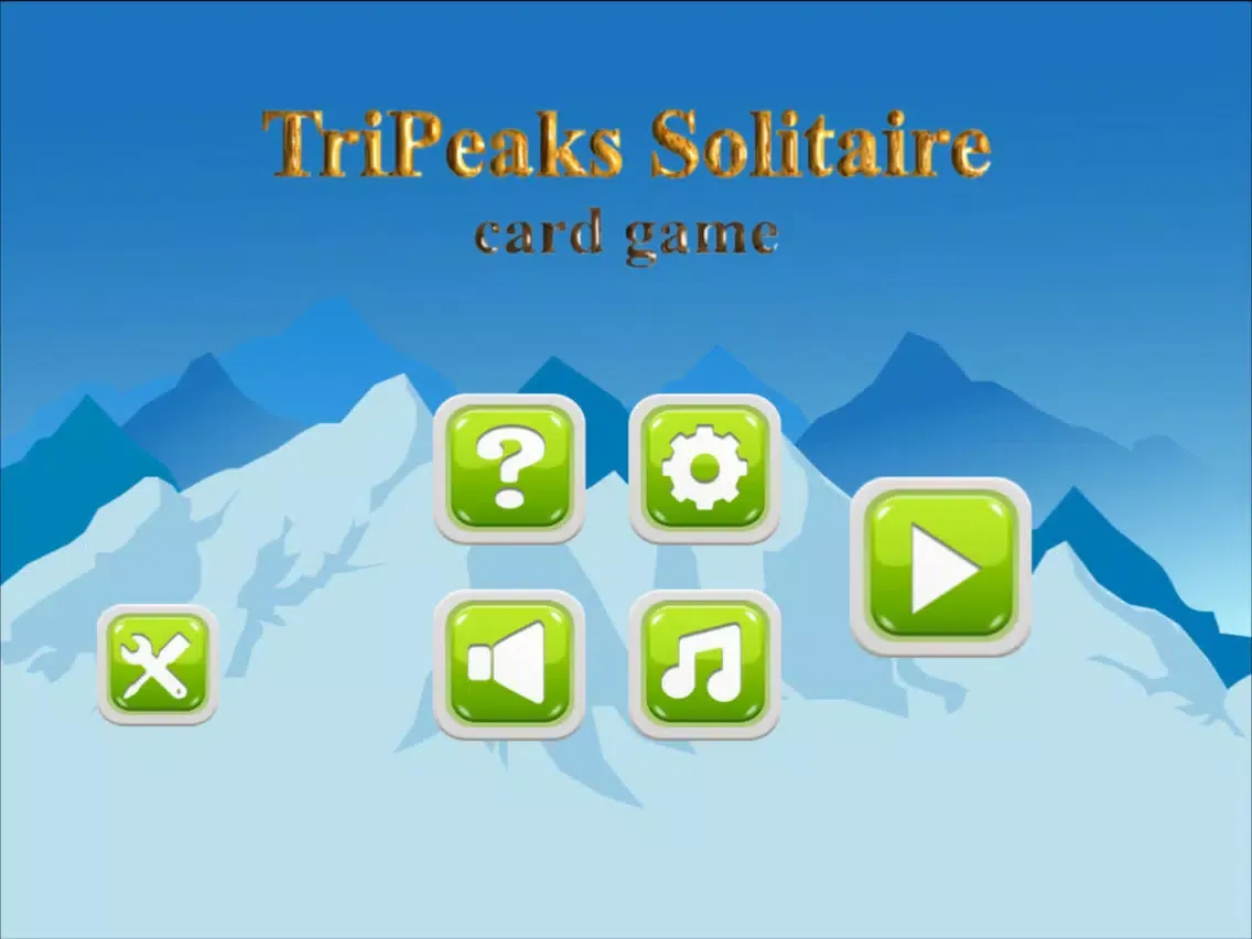 TriPeaks Solitaire card game iPad 应用截图