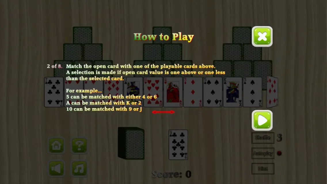 TriPeaks Solitaire card game应用截图