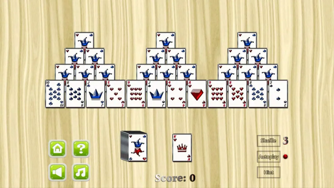 TriPeaks Solitaire card game应用截图