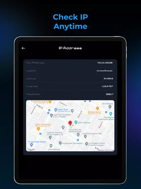 ภาพหน้าจอของ Delight VPN: Go New Planet iPad 