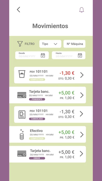 Delikia App Screenshots