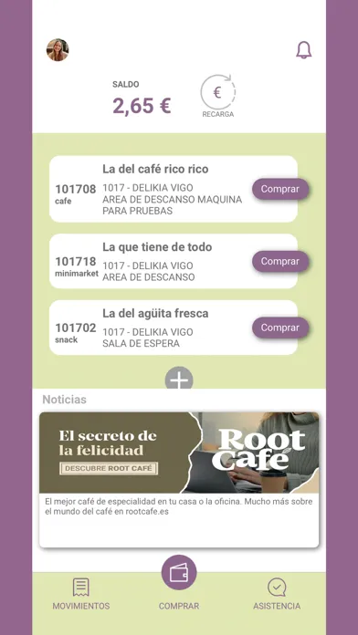 Delikia App Screenshots