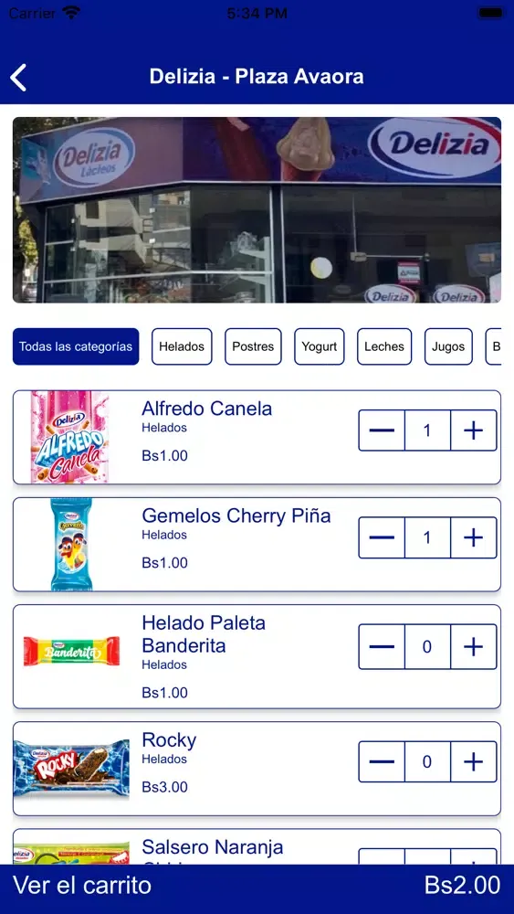Tangkapan skrin DeliMart
