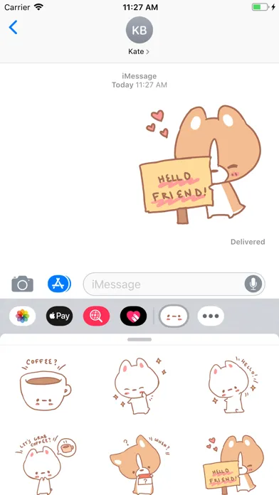 Brunchy Cafe Stickers 1 سکرین شاٹس