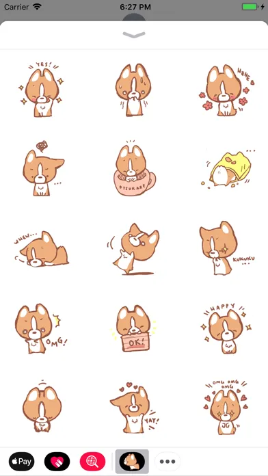 Waffle the Corgi Stickers应用截图