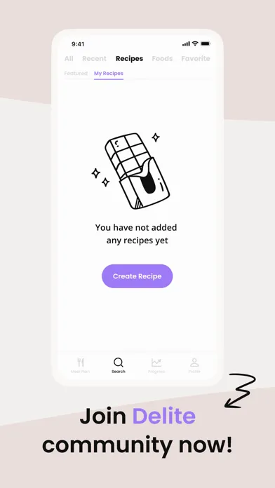 Delite - Meal Planner应用截图