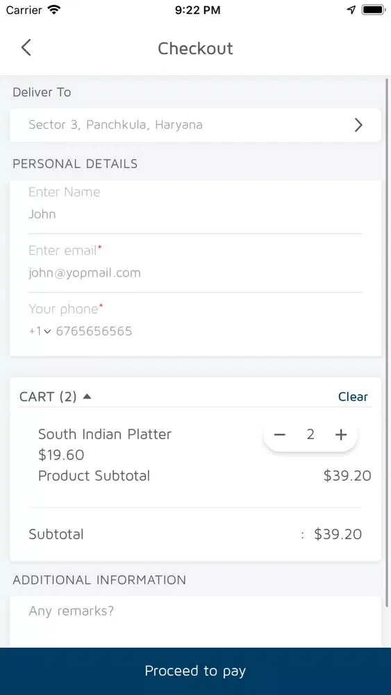Screenshot di Deliver