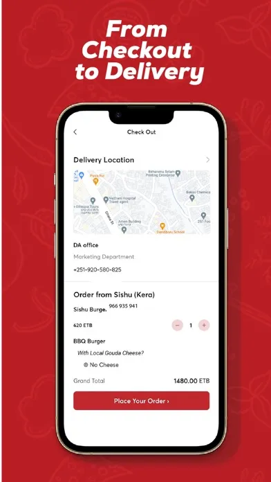 Tangkapan layar Deliver Addis