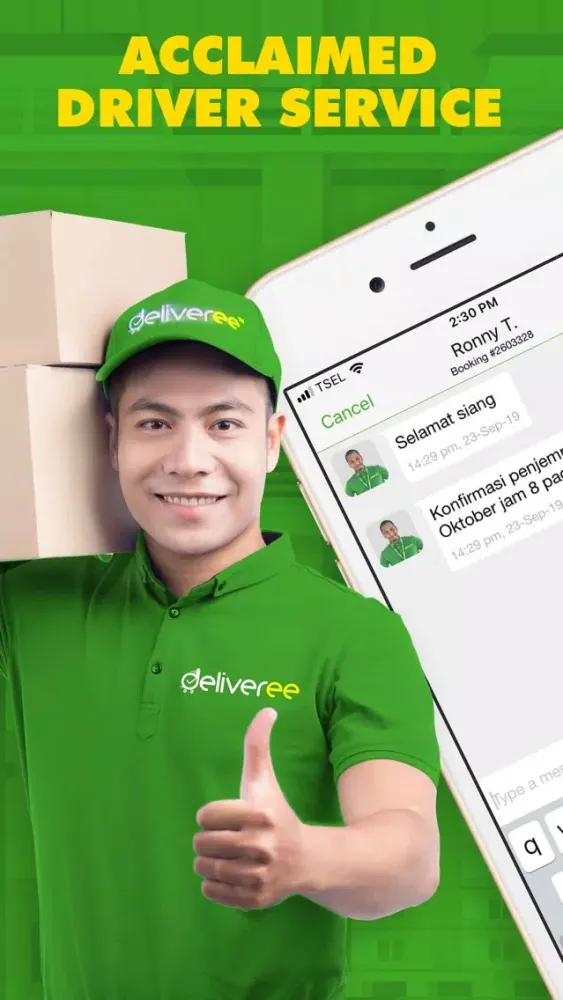Captures d'écran de Deliveree - Delivery Logistics