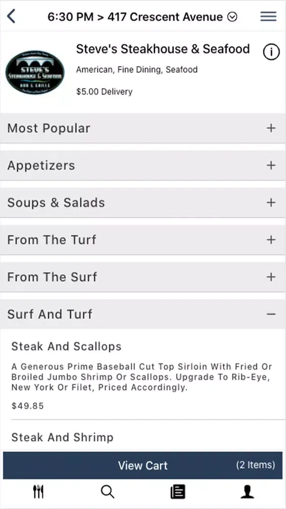 Capturas de pantalla de Catalina Island Eats