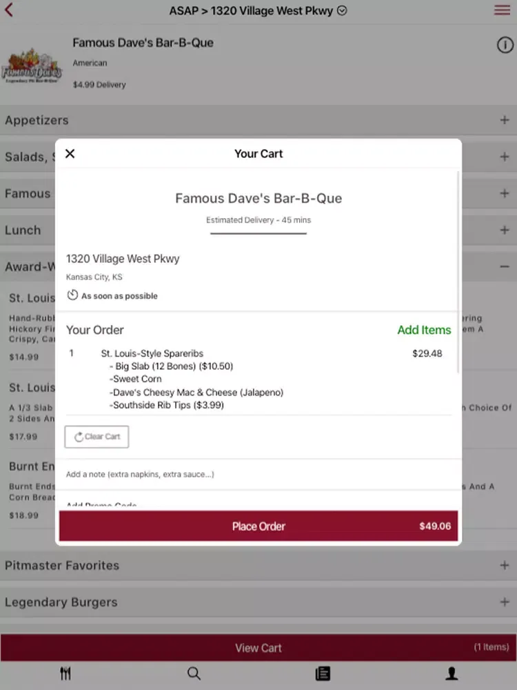 KC Speedy Delivery iPad 應用截圖