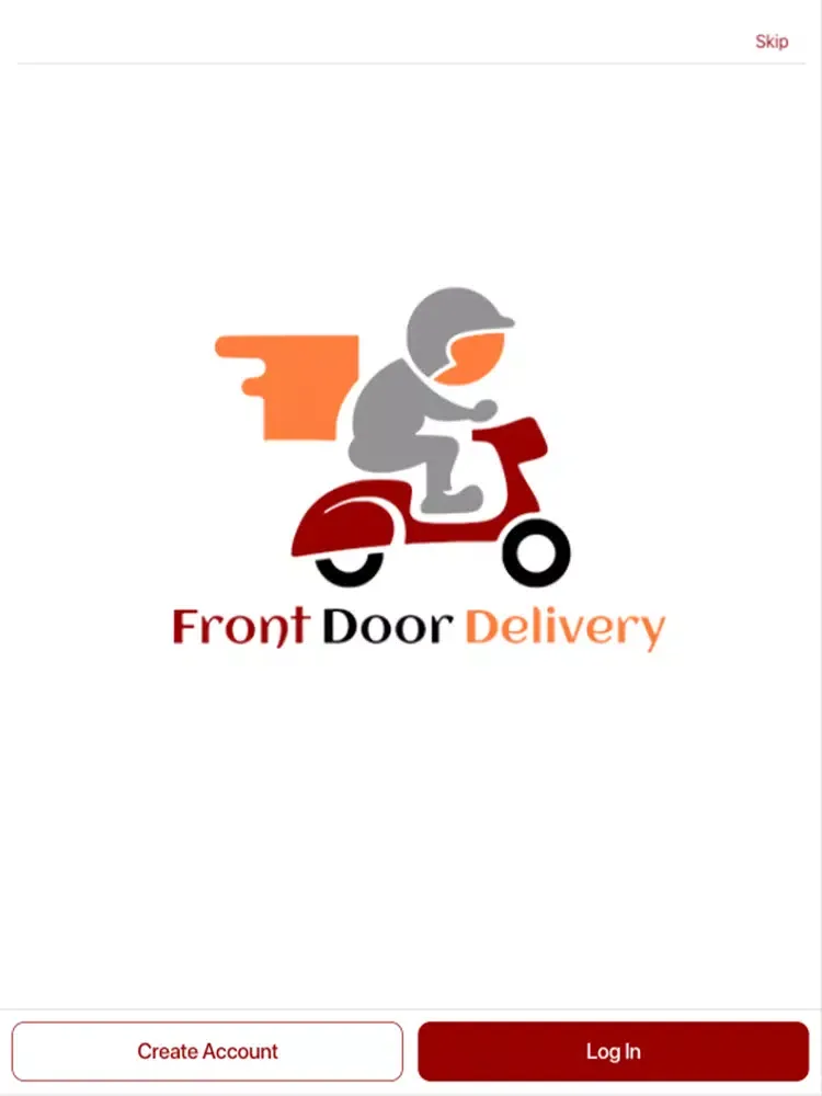 Ảnh chụp màn hình của My Front Door Delivery iPad 