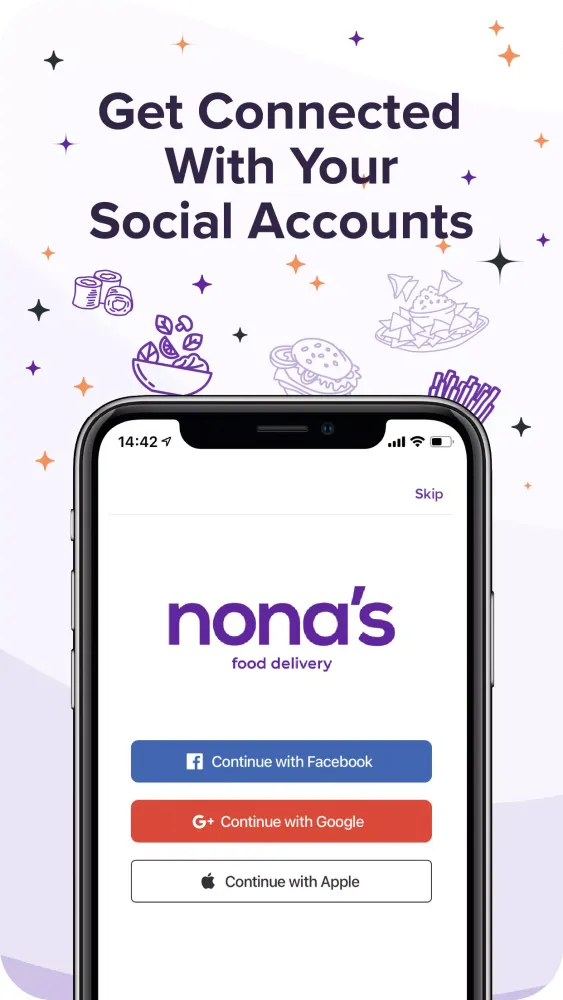 ภาพหน้าจอของ Nona’s Food Delivery