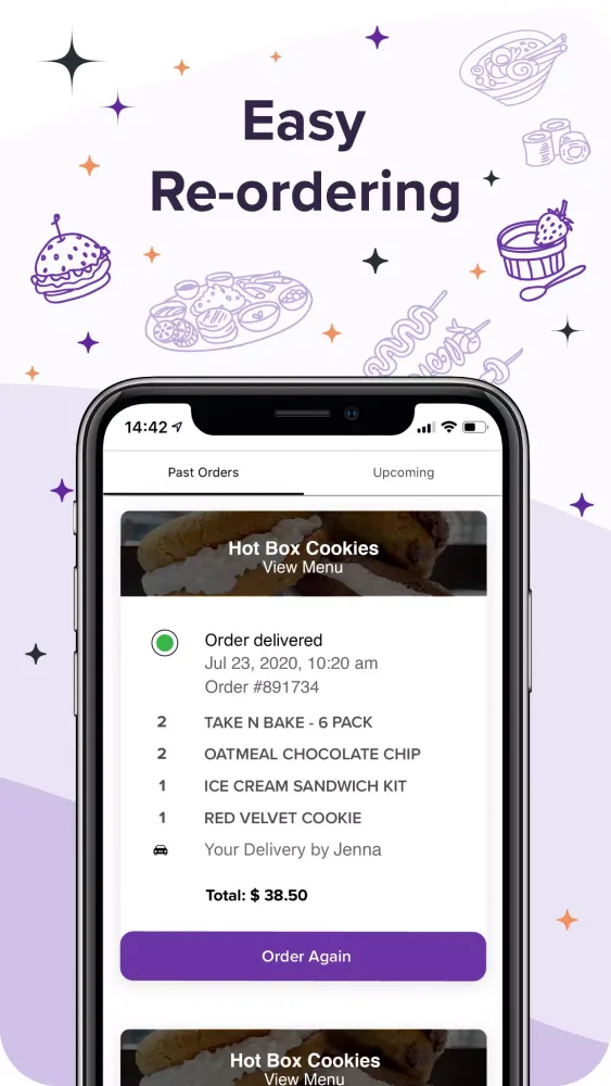 ภาพหน้าจอของ Nona’s Food Delivery