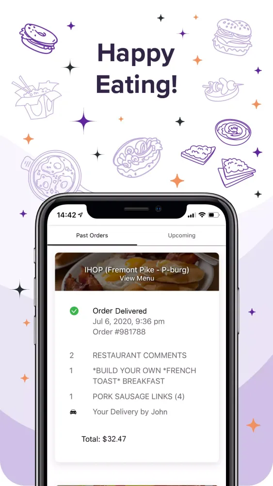 ภาพหน้าจอของ Nona’s Food Delivery