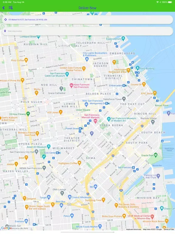 Deliver-Now iPad  Screenshots