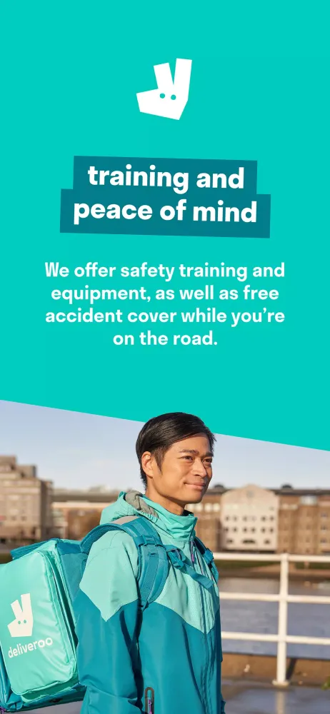 ภาพหน้าจอของ Deliveroo Rider