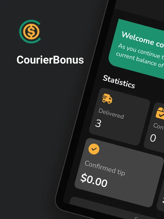 CourierBonus iPad  سکرین شاٹس