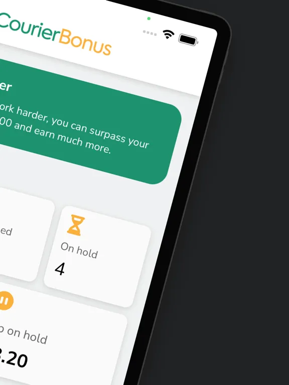 CourierBonus iPad  سکرین شاٹس