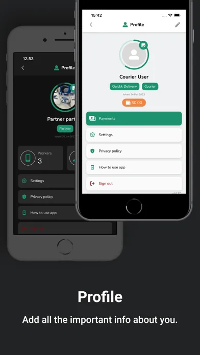 CourierBonus سکرین شاٹس