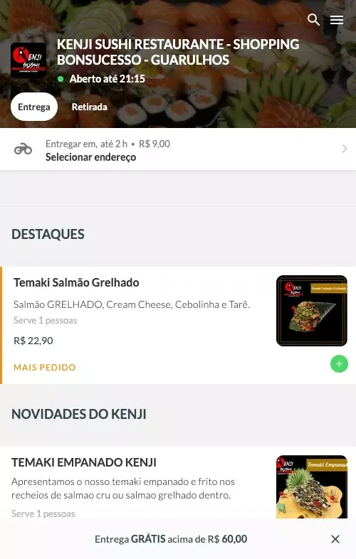 KENJI SUSHI RESTAURANTE Screenshots