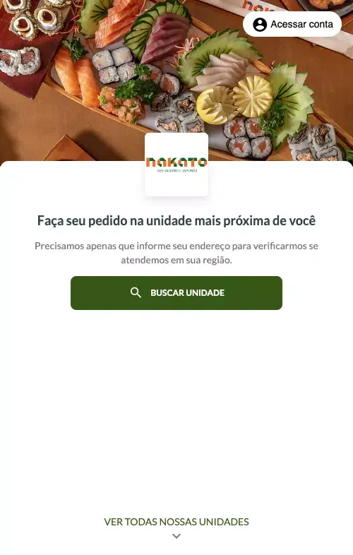 Tangkapan skrin Nakato Sushi Delivery
