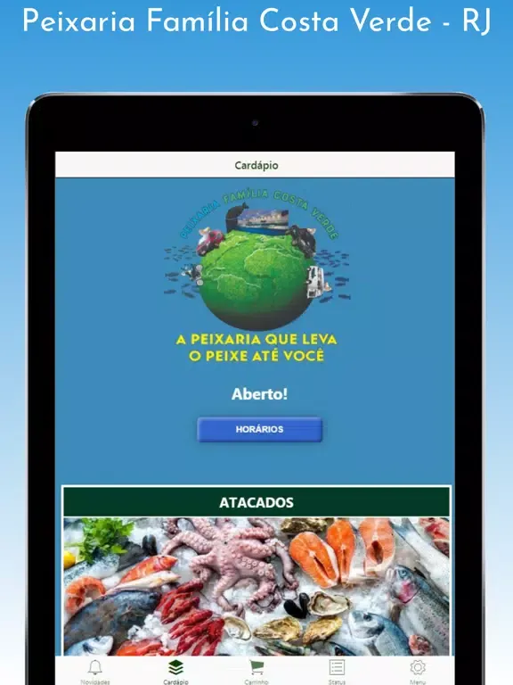 Zrzuty ekranu Peixaria Família Costa Verde iPad 