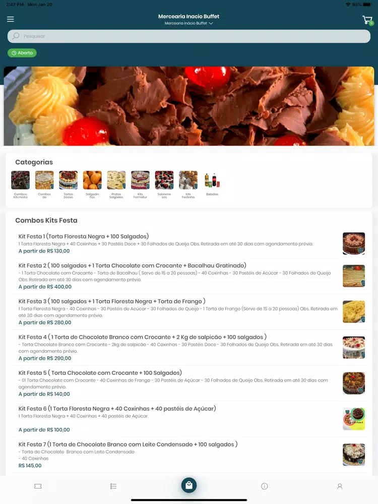 Mercearia Inácio Buffet iPad  Screenshots