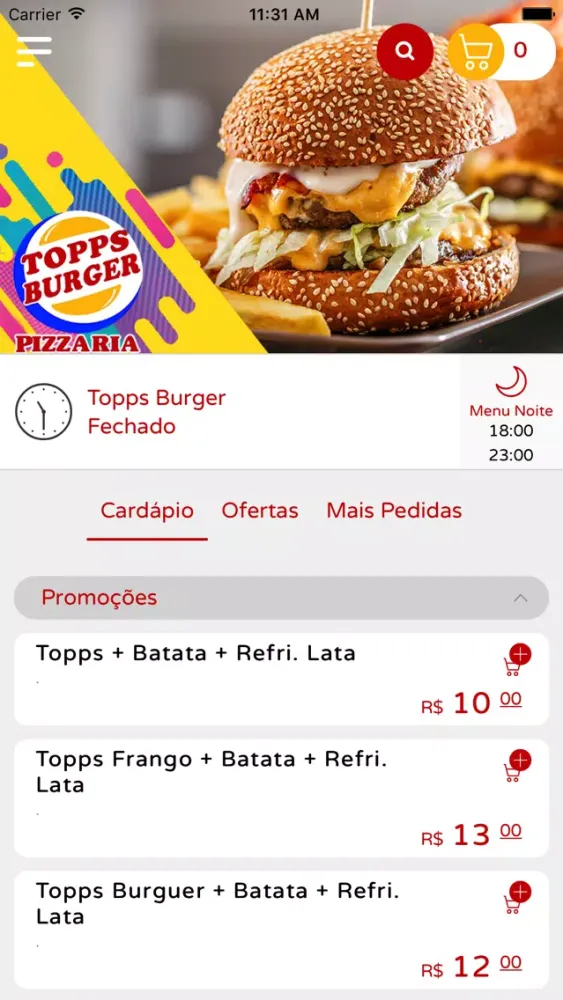 Topps Burger Screenshots