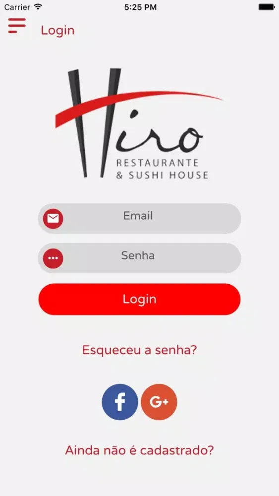 Tangkapan skrin Hiro Sushi