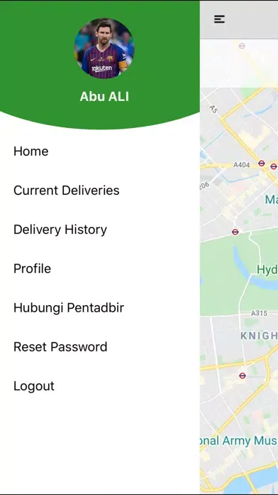 Zrzuty ekranu GIH MAKAN DELIVERYBOY