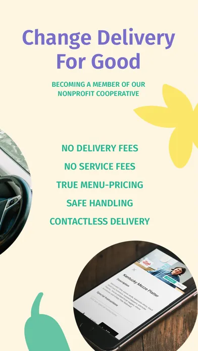 Zrzuty ekranu Delivery Co-op Driver App