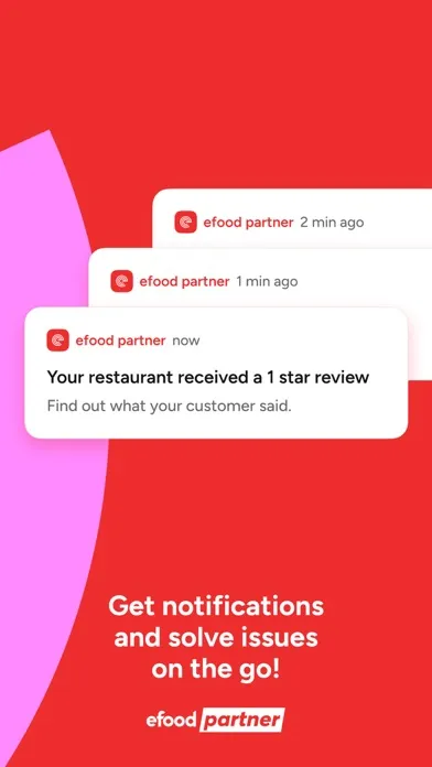 Ảnh chụp màn hình của efood partner