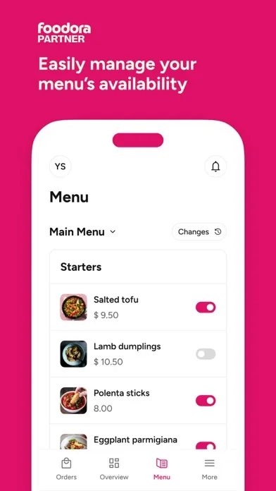 foodora partner স্ক্রিনশট