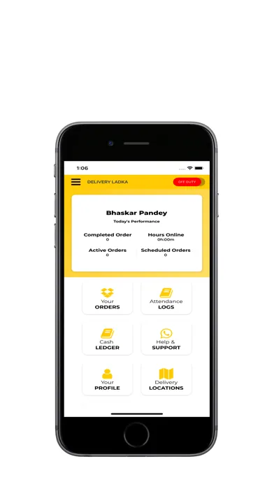 Screenshot di Delivery Ladka Partner App