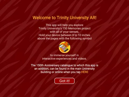Screenshot di Trinity University AR iPad 