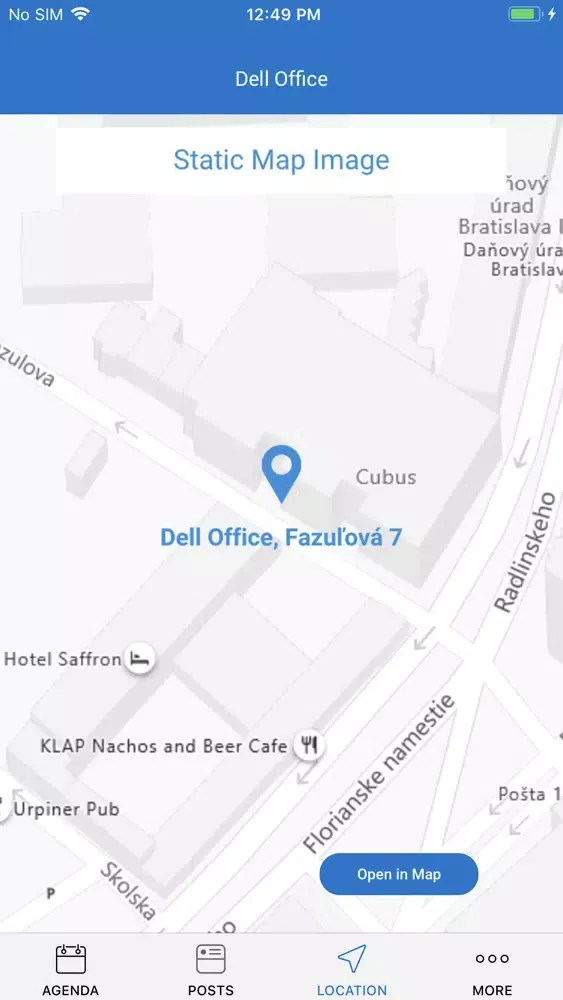 Tangkapan skrin DD BA Events
