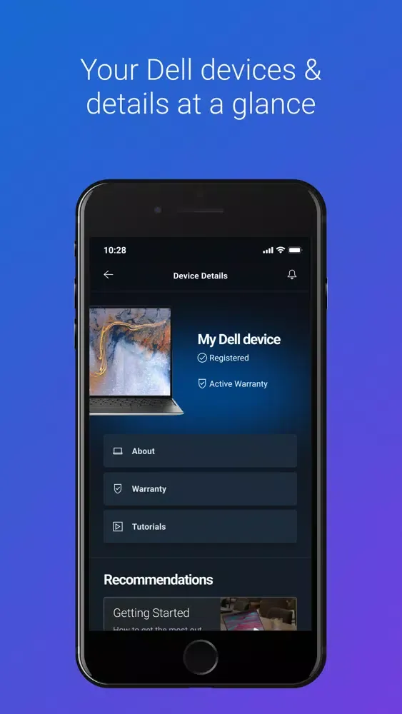 MyDell Mobile Ekran Görüntüleri