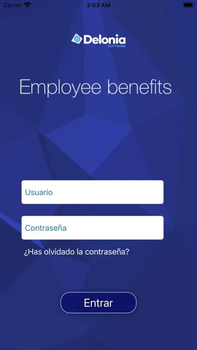 Zrzuty ekranu Delonia Employee Benefits