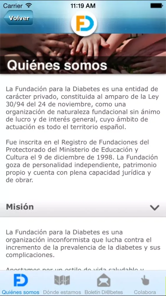 Fundación para la Diabetes應用截圖