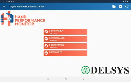 Hand Performance Monitor Screenshots
