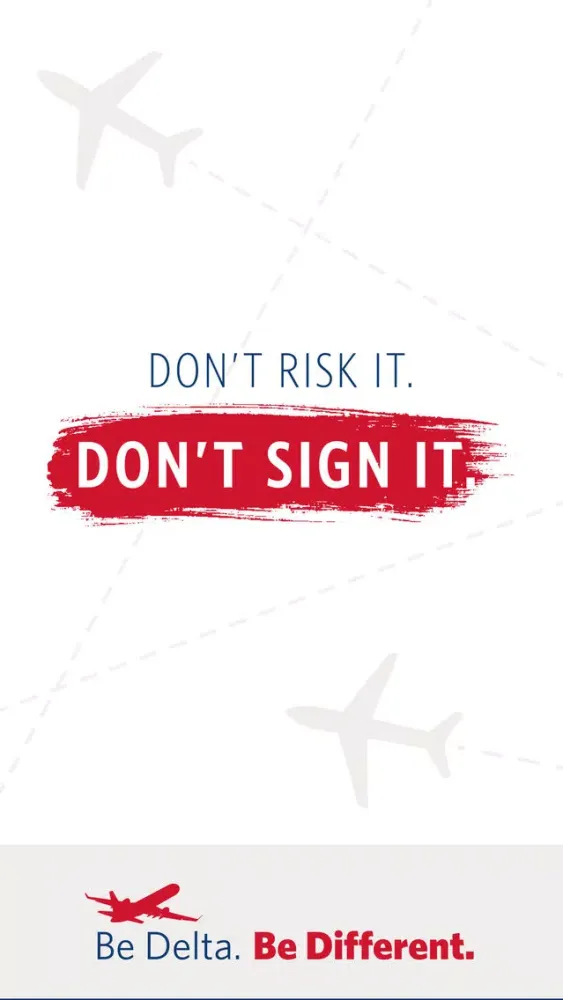 تصاویر Don't Risk It. Don't Sign It.