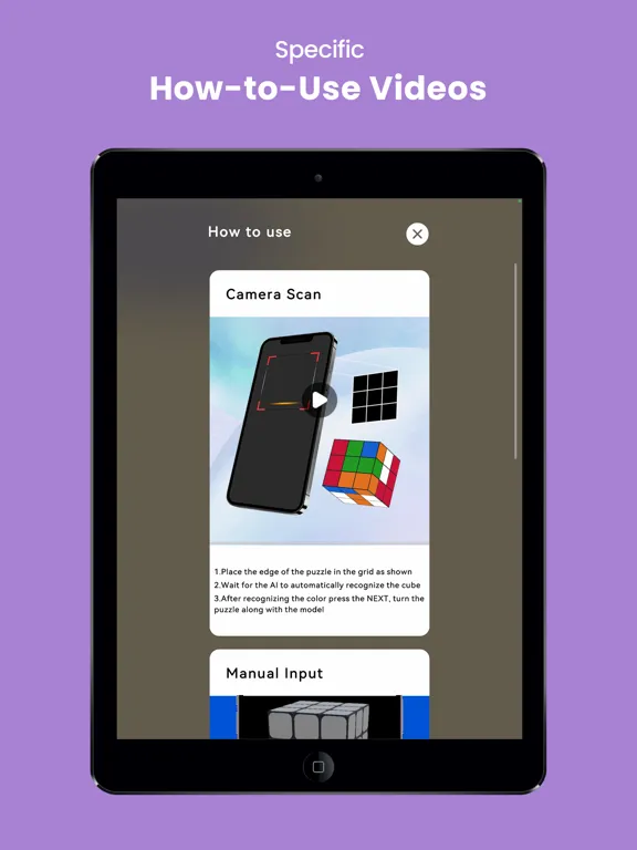 Magic Cube: AI Cube Solver Pro iPad  Screenshots