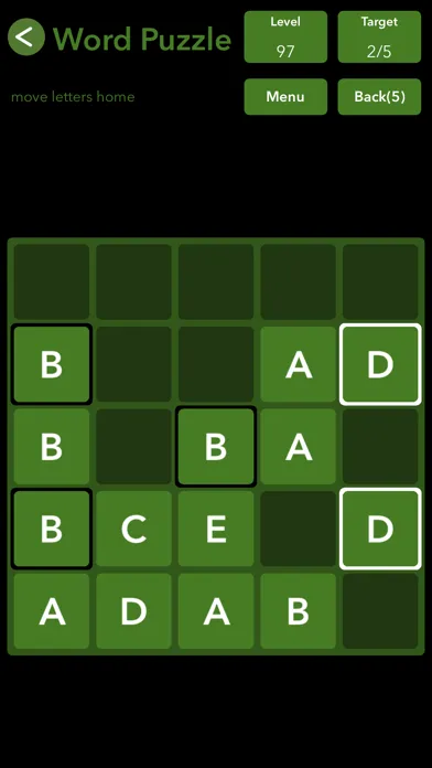 Word Puzzle: move letters home Screenshots