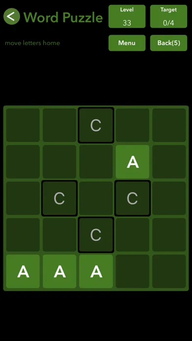 Word Puzzle: move letters home Screenshots