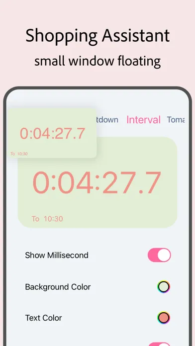 Top Clock - Floating Clock スクリーンショット